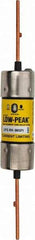 Cooper Bussmann - 300 VDC, 600 VAC, 90 Amp, Time Delay General Purpose Fuse - Fuse Holder Mount, 7-7/8" OAL, 100 at DC, 300 at AC (RMS) kA Rating, 1-39/64" Diam - Exact Tool & Supply