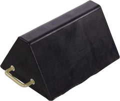 Vestil - 16" Wide x 8" High x 12" Deep, Rubber Wheel Chock - Exact Tool & Supply