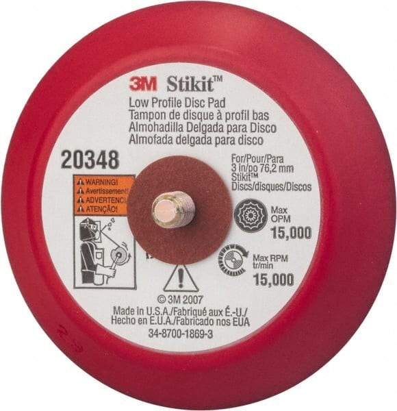 3M - Disc Backing Pad - 15,000 RPM - Exact Tool & Supply