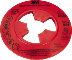 3M - Face Plate Disc Backing Pad - 4-1/2 Inch Diameter x 7/8 Inch Thick - Exact Tool & Supply