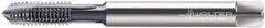 Walter-Prototyp - 1/4-20 UNC, 3 Flutes, Plug Chamfer, Bright Finish, Powdered Metal Spiral Point STI Tap - 2-23/32" OAL, 0.318" Shank Diam, 3/8" Square Length, 0.238" Square Size, 3B Class of Fit, Series A222079 - Exact Tool & Supply