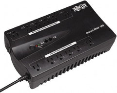 Tripp-Lite - 15 Amp, 900 VA, Flat Pack Mount Standby Backup Uninterruptible Power Supply - Backup 2-1/2 min with Full Load & 9 min with Half Load, 120 VAC Input & Output, 480 Watt Output, 1 Phases, 8 Outlets - Exact Tool & Supply