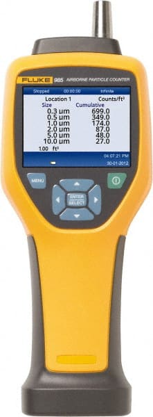 Fluke - Thermometer/Hygrometers & Barometers Type: Particle Counter Maximum Relative Humidity (%): 95.00 - Exact Tool & Supply