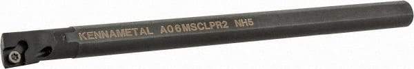 Kennametal - 12.19mm Min Bore Diam, 152.4mm OAL, 3/8" Shank Diam, A-SCLP Indexable Boring Bar - CP.. Insert, Screw Holding Method - Exact Tool & Supply