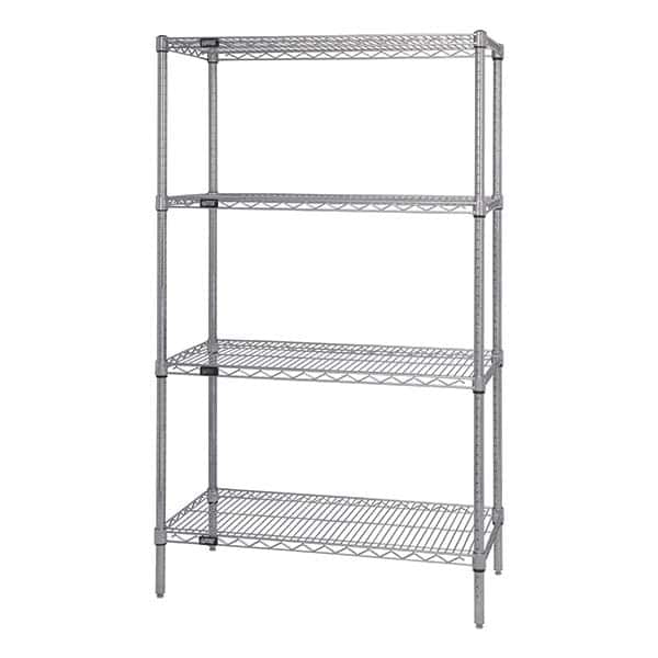 Quantum Storage - Wire Shelving Type: Wire Shelving - Starter Unit Starter or Add-On: Starter - Exact Tool & Supply