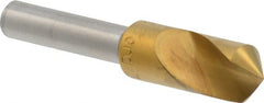 M.A. Ford - 3/8" Head Diam, 1/4" Shank Diam, 1 Flute 100° High Speed Steel Countersink - Exact Tool & Supply