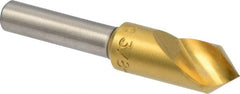M.A. Ford - 3/8" Head Diam, 1/4" Shank Diam, 1 Flute 82° High Speed Steel Countersink - Exact Tool & Supply