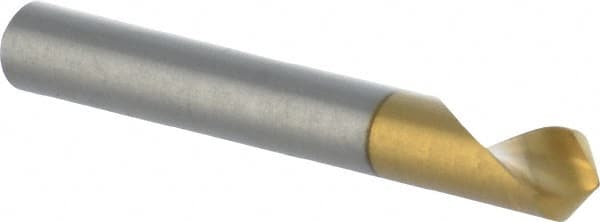 M.A. Ford - 1/4" Head Diam, 1/4" Shank Diam, 1 Flute 90° High Speed Steel Countersink - Exact Tool & Supply