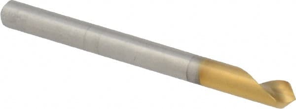 M.A. Ford - 1/8" Head Diam, 1/8" Shank Diam, 1 Flute 90° High Speed Steel Countersink - Exact Tool & Supply