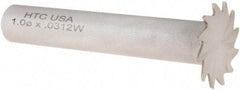 Value Collection - Woodruff Keyseat Cutter - 3-1/32" OAL x 1/2" Shank - Exact Tool & Supply