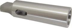 Accupro - MT5 Inside Morse Taper, MT6 Outside Morse Taper, Standard Reducing Sleeve - Soft with Hardened Tang, 3/8" Projection, 8-9/16" OAL - Exact Tool & Supply