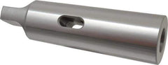 Accupro - MT4 Inside Morse Taper, MT6 Outside Morse Taper, Standard Reducing Sleeve - Hardened & Ground Throughout, 3/8" Projection, 8-9/16" OAL - Exact Tool & Supply