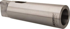 Accupro - MT5 Inside Morse Taper, MT6 Outside Morse Taper, Standard Reducing Sleeve - Hardened & Ground Throughout, 3/8" Projection, 8-9/16" OAL - Exact Tool & Supply