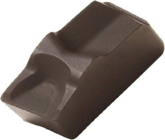 Seco - 150.1016 16 TGP45 Grade, 0.161" Cutting Width, Carbide Cutoff Insert - 6° Right Hand Lead Angle, 0.009" Cnr Rad, TiCN/Al2O3 Coated, Single End - Exact Tool & Supply