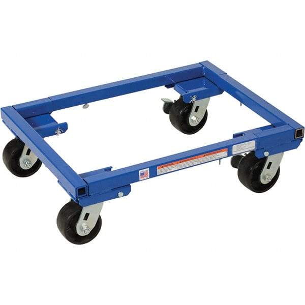 Vestil - 2,000 Lb Capacity Steel Dolly - 34" Long x 24" Wide - Exact Tool & Supply