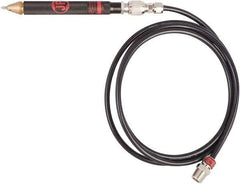 PRO-SOURCE - 3,800 BPM, 90 psi, 0.25" Inlet, 1/4 NPT Inlet, Air Engraving Pen - 59" Long Hose, 1,500 mm Long Hose, 620 kPa Air Pressure, 6.2 bar Air Pressure - Exact Tool & Supply