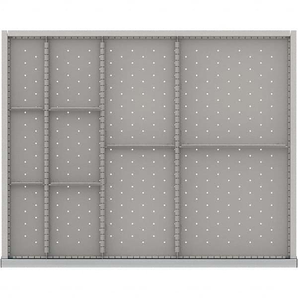 LISTA - 10-Compartment Drawer Divider Layout for 3.15" High Drawers - Exact Tool & Supply
