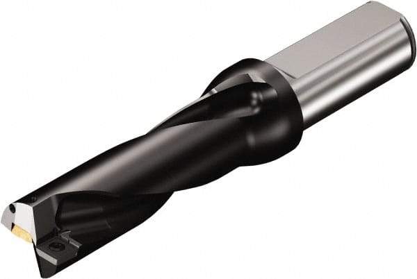 Sandvik Coromant - 124mm Max Drill Depth, 3xD, 40mm Diam, Indexable Insert Drill - 2 Inserts, 40mm Shank Diam, Flange Shank - Exact Tool & Supply