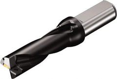 Sandvik Coromant - 124mm Max Drill Depth, 3xD, 40mm Diam, Indexable Insert Drill - 2 Inserts, 40mm Shank Diam, Flange Shank - Exact Tool & Supply