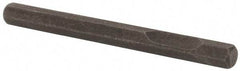 PRO-SOURCE - 1-1/2" OAL, 1/8" Shank Diam, Hex Chisel - Hex Drive, Hex Shank, Alloy Steel - Exact Tool & Supply