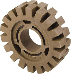 PRO-SOURCE - 4" Diam Angle & Disc Grinder Eraser Wheel - For Use with Utility Surface Blasters - Exact Tool & Supply