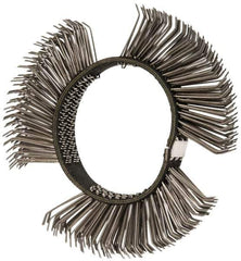 PRO-SOURCE - 4" Diam Angle & Disc Grinder Brush - For Use with Utility Surface Blasters - Exact Tool & Supply
