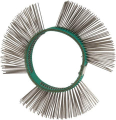 PRO-SOURCE - 4" Diam Angle & Disc Grinder Brush - For Use with Utility Surface Blasters - Exact Tool & Supply