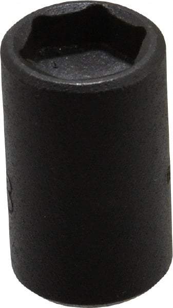 Proto - 1/4" Drive 3/8" Standard Magnetic Impact Socket - 6 Points, 15/16" OAL - Exact Tool & Supply