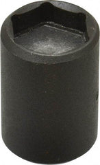 Proto - 1/4" Drive 1/2" Standard Magnetic Impact Socket - 6 Points, 1" OAL - Exact Tool & Supply