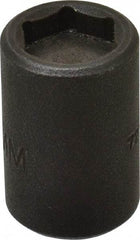 Proto - 3/8" Drive 12mm Standard Magnetic Impact Socket - 6 Points, 1-5/32" OAL - Exact Tool & Supply