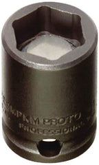 Proto - 1/2" Drive 18mm Standard Magnetic Impact Socket - 6 Points, 1-1/2" OAL - Exact Tool & Supply