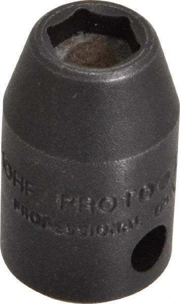 Proto - 3/8" Drive 5/16" Standard Magnetic Impact Socket - 6 Points, 1-3/32" OAL - Exact Tool & Supply