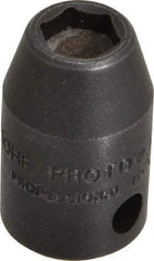 Proto - 3/8" Drive 5/16" Standard Magnetic Impact Socket - 6 Points, 1-3/32" OAL - Exact Tool & Supply