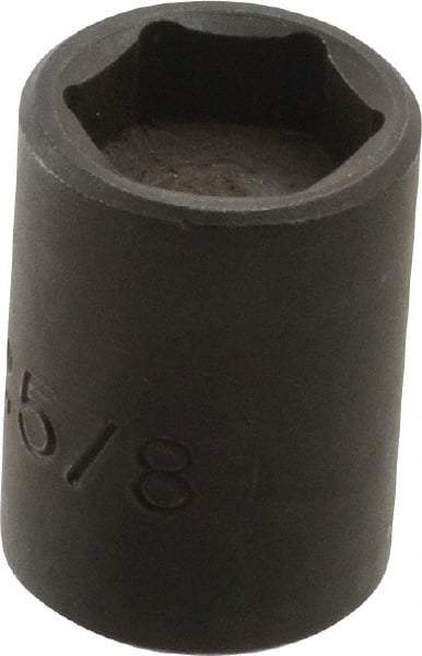 Proto - 3/8" Drive 5/8" Standard Magnetic Impact Socket - 6 Points, 1-7/32" OAL - Exact Tool & Supply