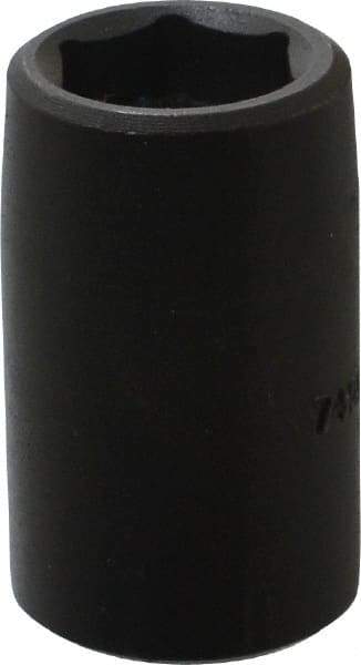 Proto - 1/2" Drive 9/16" Standard Magnetic Impact Socket - 6 Points, 1-1/2" OAL - Exact Tool & Supply