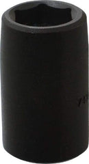 Proto - 1/2" Drive 9/16" Standard Magnetic Impact Socket - 6 Points, 1-1/2" OAL - Exact Tool & Supply