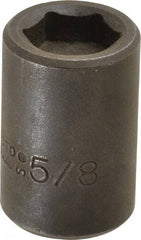 Proto - 1/2" Drive 5/8" Standard Magnetic Impact Socket - 6 Points, 1-1/2" OAL - Exact Tool & Supply
