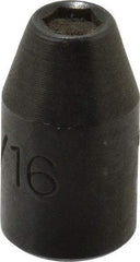 Proto - 1/4" Drive, 3/16" Socket, Power Socket - 6 Points, 7/8" OAL - Exact Tool & Supply