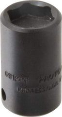 Proto - 1/4" Drive, 3/8" Socket, Power Socket - 6 Points, 15/16" OAL - Exact Tool & Supply