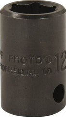 Proto - 3/8" Drive, Power Socket - 6 Points, 1-5/32" OAL - Exact Tool & Supply