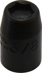 Proto - 3/8" Drive, 3/8" Socket, Power Socket - 6 Points, 1-3/32" OAL - Exact Tool & Supply