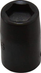 Proto - 1/2" Drive, 9/16" Socket, Power Socket - 6 Points, 1-1/2" OAL - Exact Tool & Supply