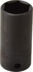 Proto - 3/8" Drive 19mm Deep Thin Wall Impact Socket - 6 Points, 2" OAL - Exact Tool & Supply