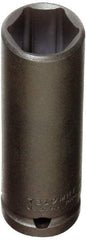Proto - 1/2" Drive 12mm Deep Thin Wall Impact Socket - 6 Points, 3-1/4" OAL - Exact Tool & Supply