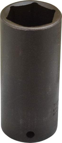 Proto - 1/2" Drive 1-1/8" Deep Thin Wall Impact Socket - 6 Points, 3-1/2" OAL - Exact Tool & Supply