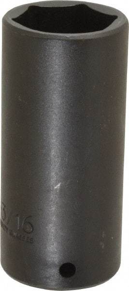 Proto - 1/2" Drive 1-3/16" Deep Thin Wall Impact Socket - 6 Points, 3-1/2" OAL - Exact Tool & Supply