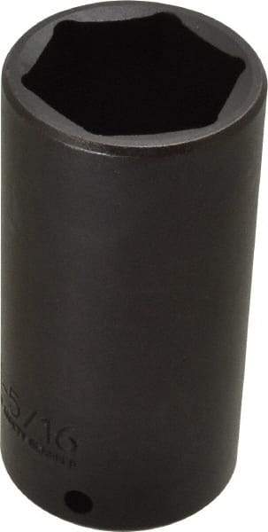 Proto - 1/2" Drive 1-5/16" Deep Thin Wall Impact Socket - 6 Points, 3-1/2" OAL - Exact Tool & Supply
