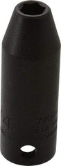 Proto - 3/8" Drive 1/4" Deep Thin Wall Impact Socket - 6 Points, 2" OAL - Exact Tool & Supply