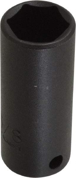 Proto - 3/8" Drive 5/8" Deep Thin Wall Impact Socket - 6 Points, 2-1/8" OAL - Exact Tool & Supply
