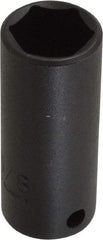 Proto - 3/8" Drive 5/8" Deep Thin Wall Impact Socket - 6 Points, 2-1/8" OAL - Exact Tool & Supply